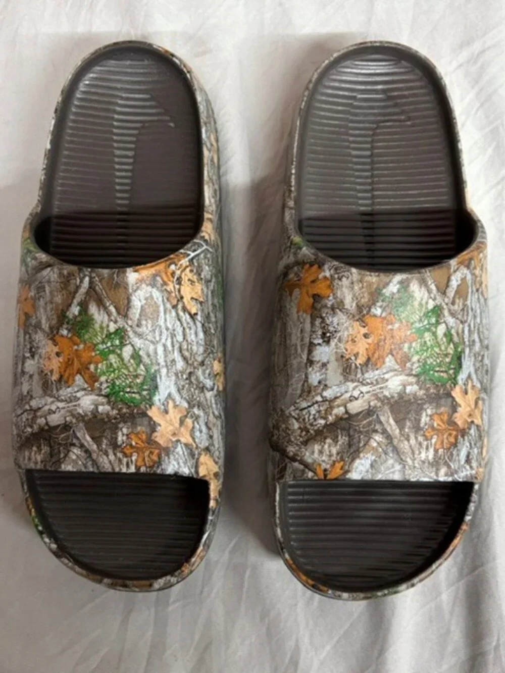 Nike Calm Slide Realtree Camo Baroque Brown Men's US 9